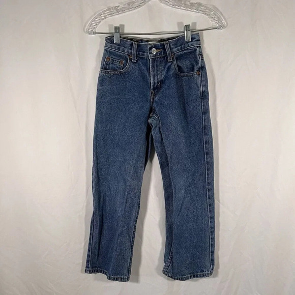 Levis 550 Jeans Women's 9 Slim Medium Wash Relaxed Fit 100% Cotton Mid Rise - Picture 1 of 10